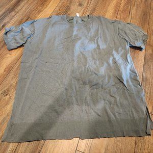 NWOT Slate Blue Short Sleeve Sweater Top